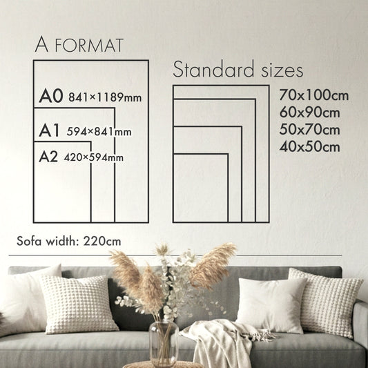 Póster mapa de Japón – Lámina minimalista (japonés e inglés)